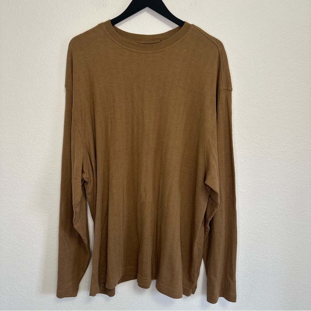 George Men’s Brown Long Sleeve Shirt – Size 2XL (50/52)